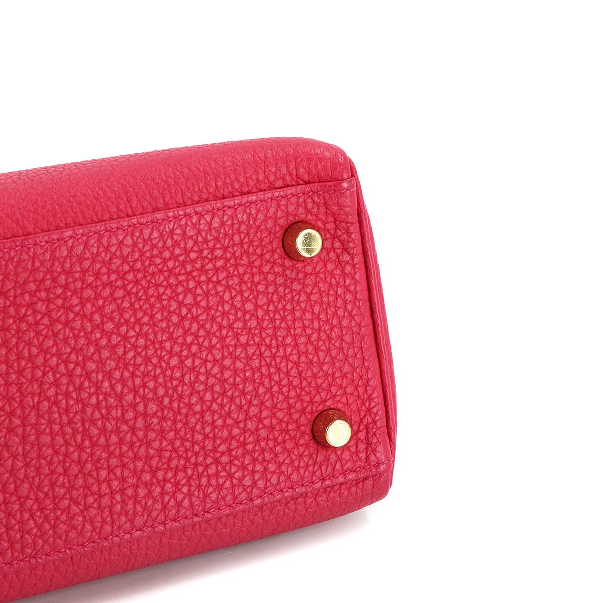 Kelly 25 2way Hand Shoulder Bag Togo Framboise Purse Pink