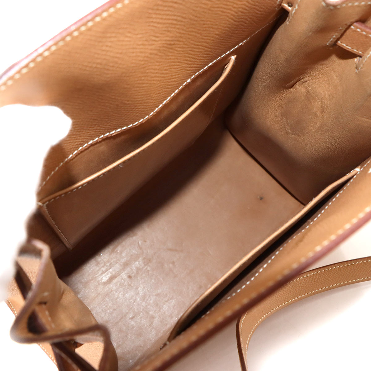 Kelly Sport MM Shoulder Bag Coushevel Epsom Natural