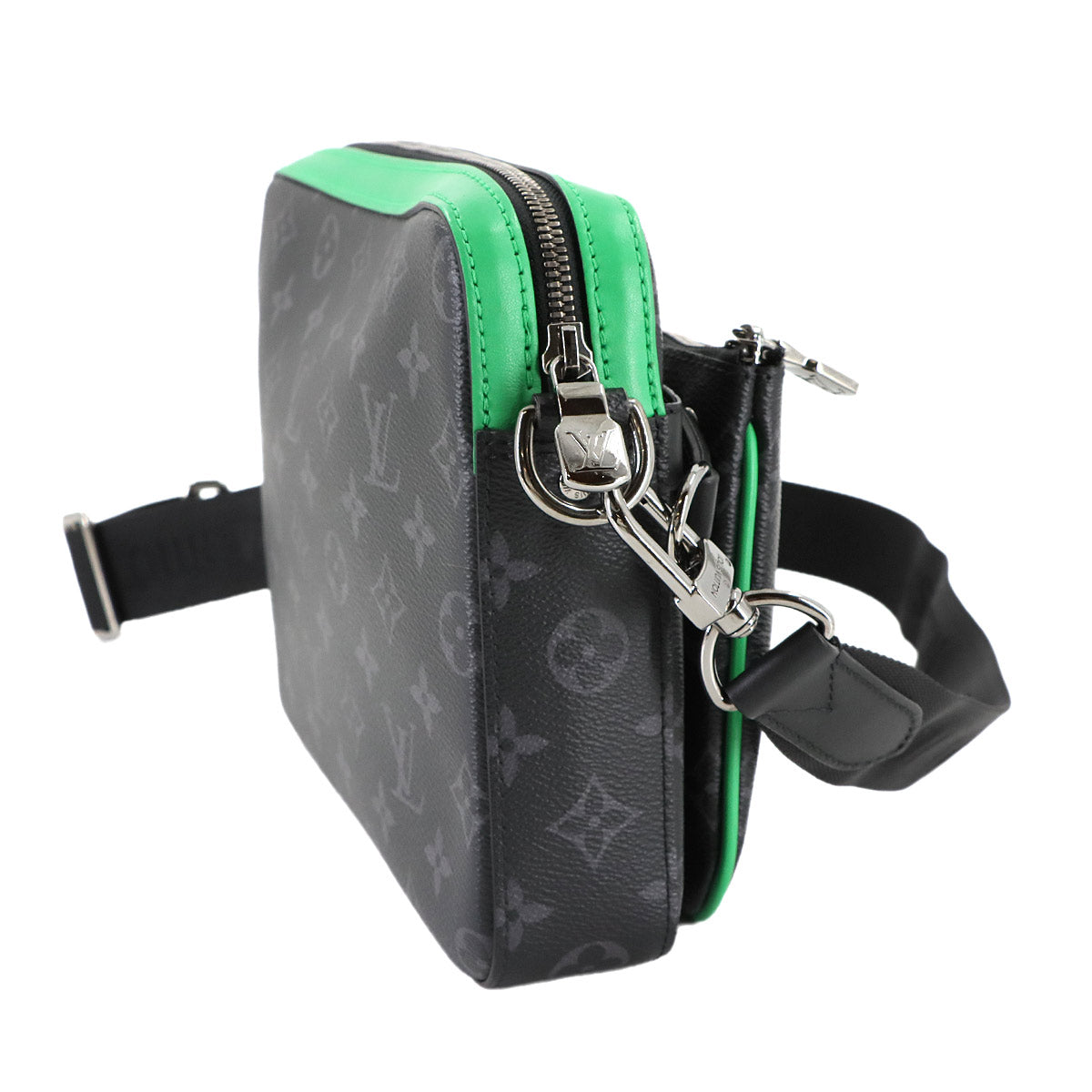 Monogram Eclipse Trio Messenger Green M26052 Purse