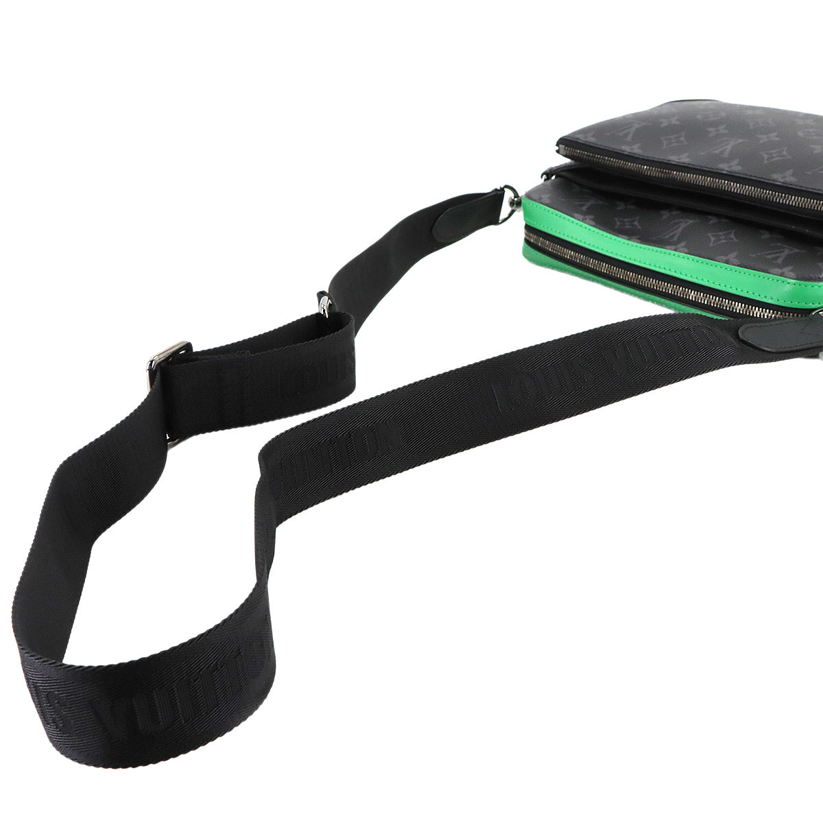 Monogram Eclipse Trio Messenger Green M26052 Purse