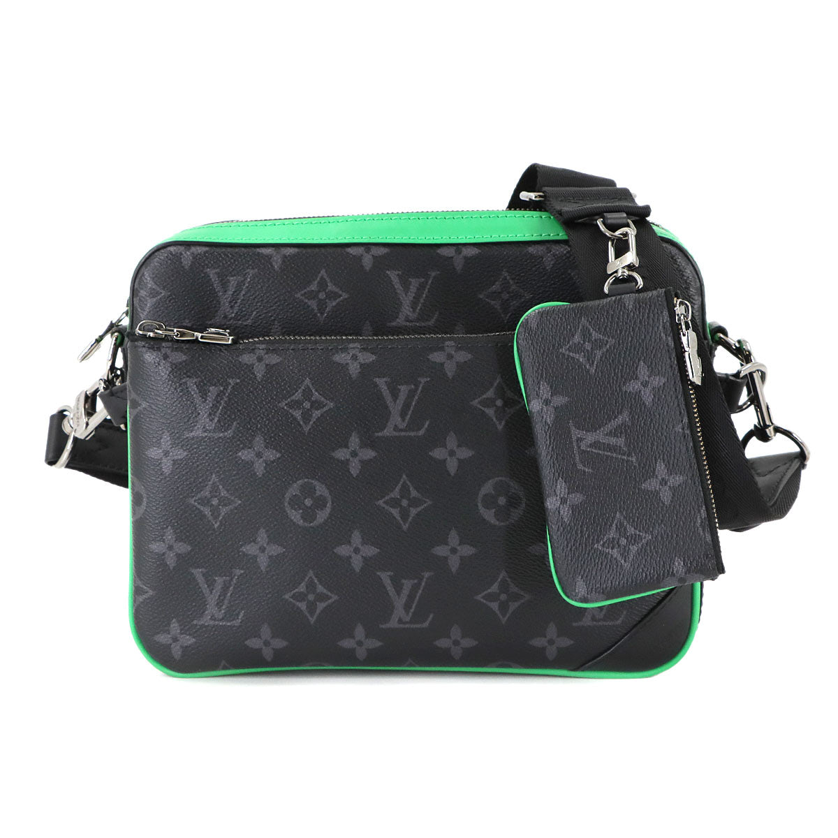 Monogram Eclipse Trio Messenger Green M26052 Purse