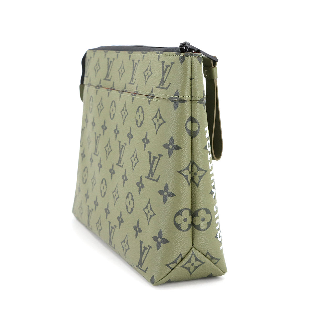 Monogram Pochette Voyage Souple Clutch Bag Khaki M82800