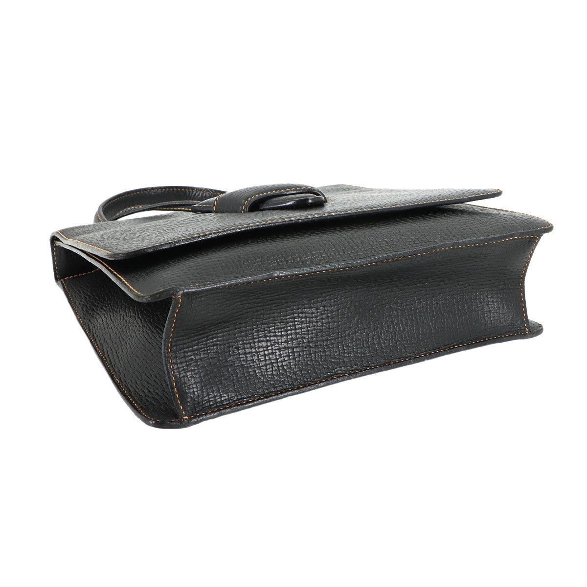 Barcelona Hand Shoulder Bag Leather Black Purse