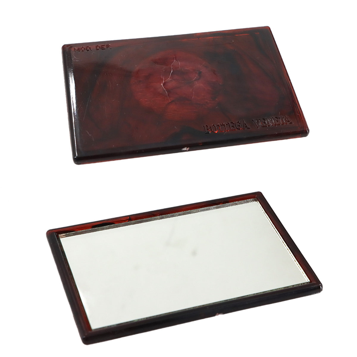 Intrecciato Shoulder Bag Satin Black Navy Purse