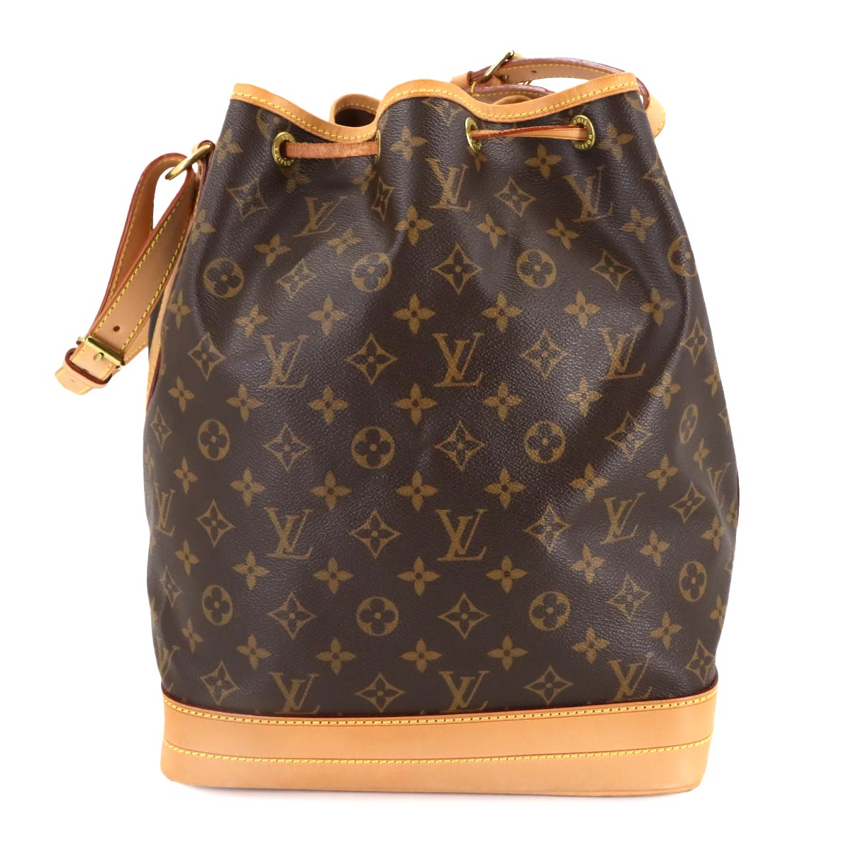 Monogram Noe Drawstring Shoulder Bag Brown M42224 Purse