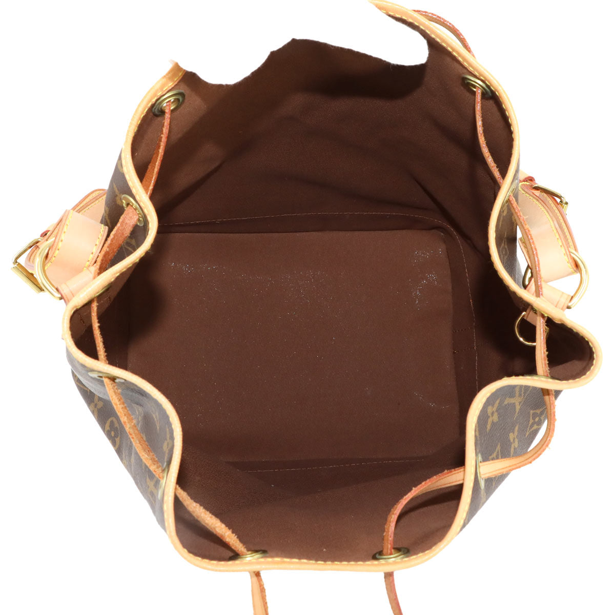 Monogram Noe Drawstring Shoulder Bag Brown M42224 Purse