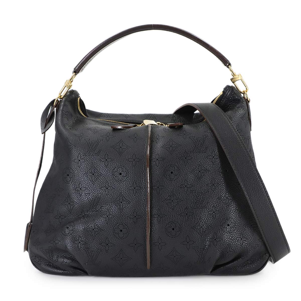 Mahina Selene PM Hand Shoulder Bag Leather Noir M94314
