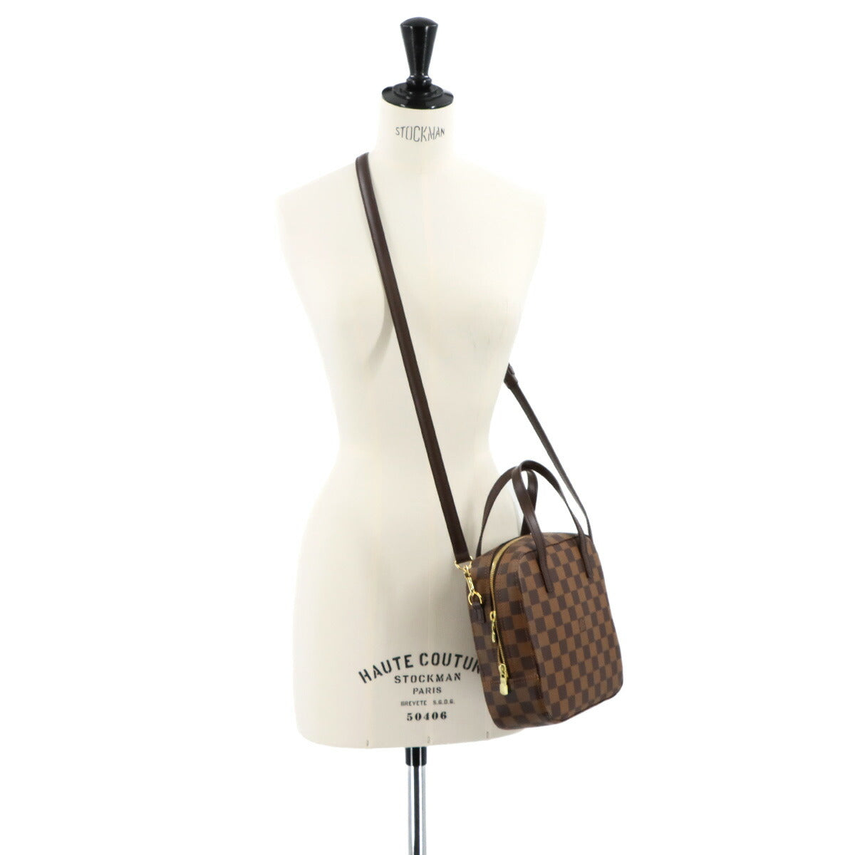 Damier Spontini Hand Shoulder Bag Ebene N48021 Purse