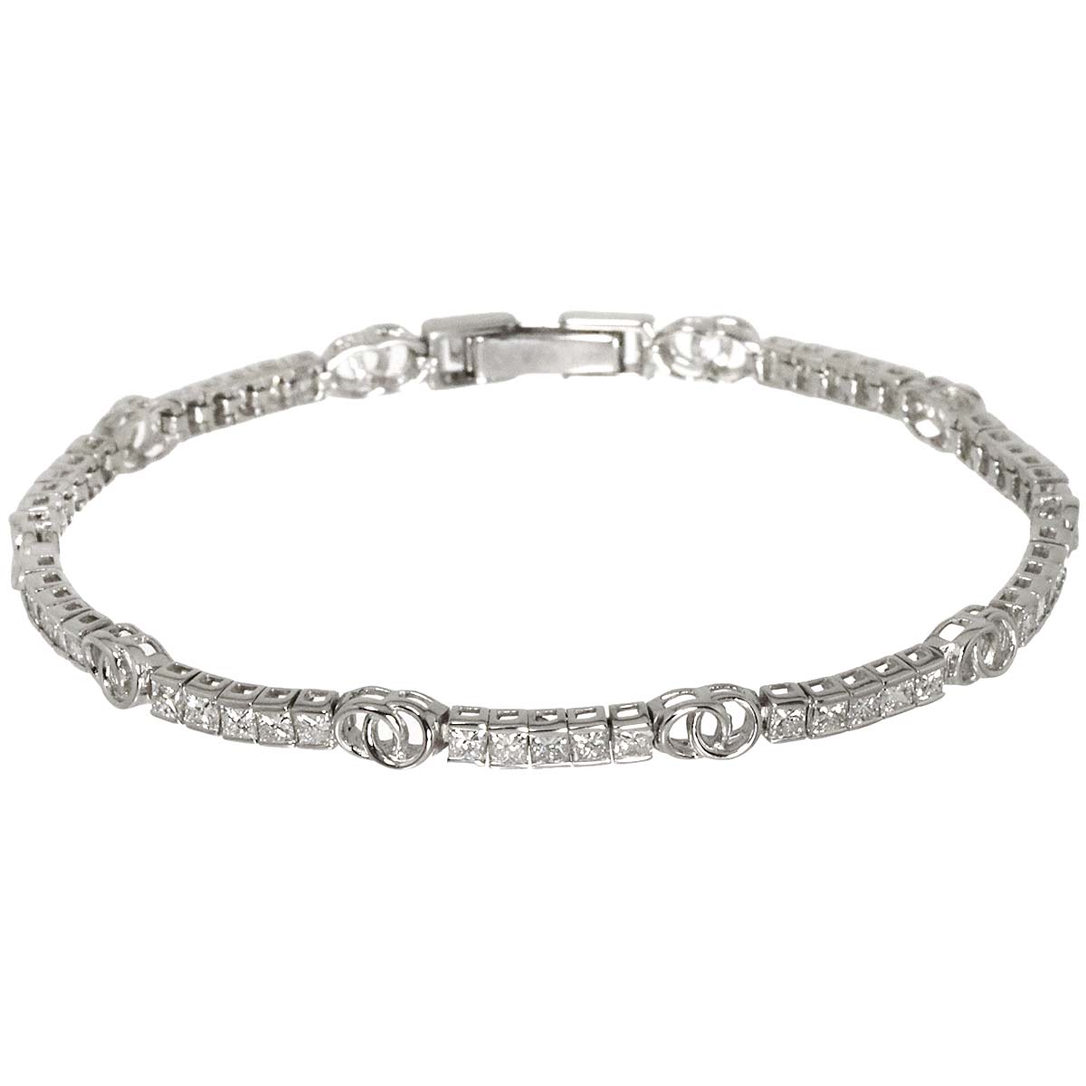 Diamond 3.00ct Bracelet 18K K18 WG White Gold 750 90312081