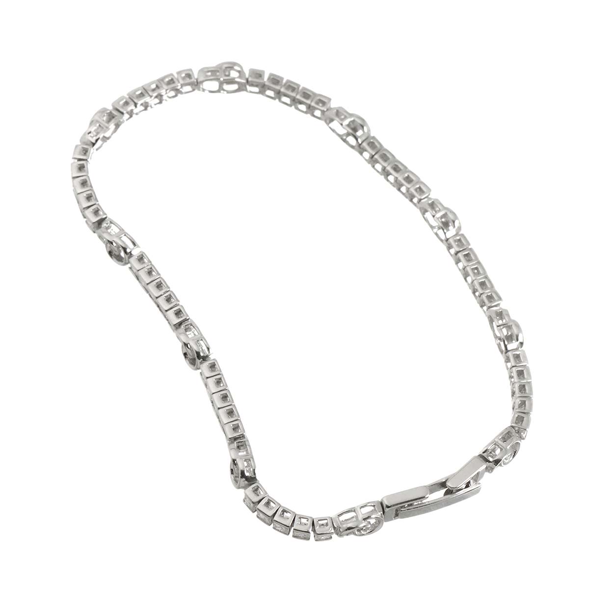 Diamond 3.00ct Bracelet 18K K18 WG White Gold 750 90312081