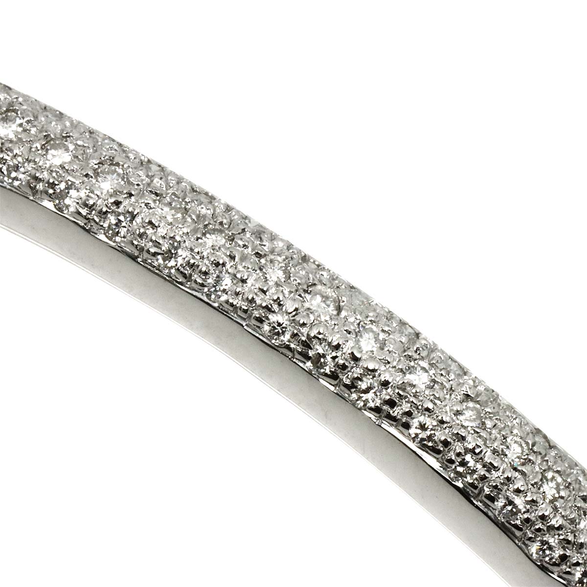 Diamond 0.70ct Bracelet 18K K18 WG White Gold 750