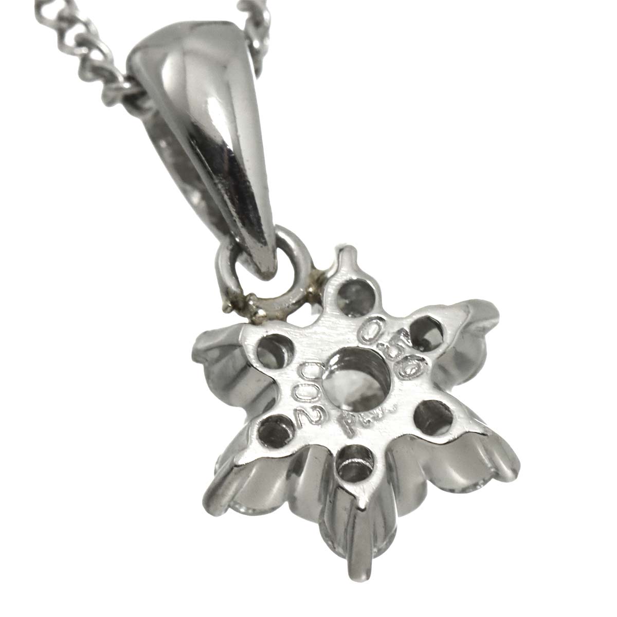 Diamond 0.50ct/0.02ct Necklace Pt Platinum