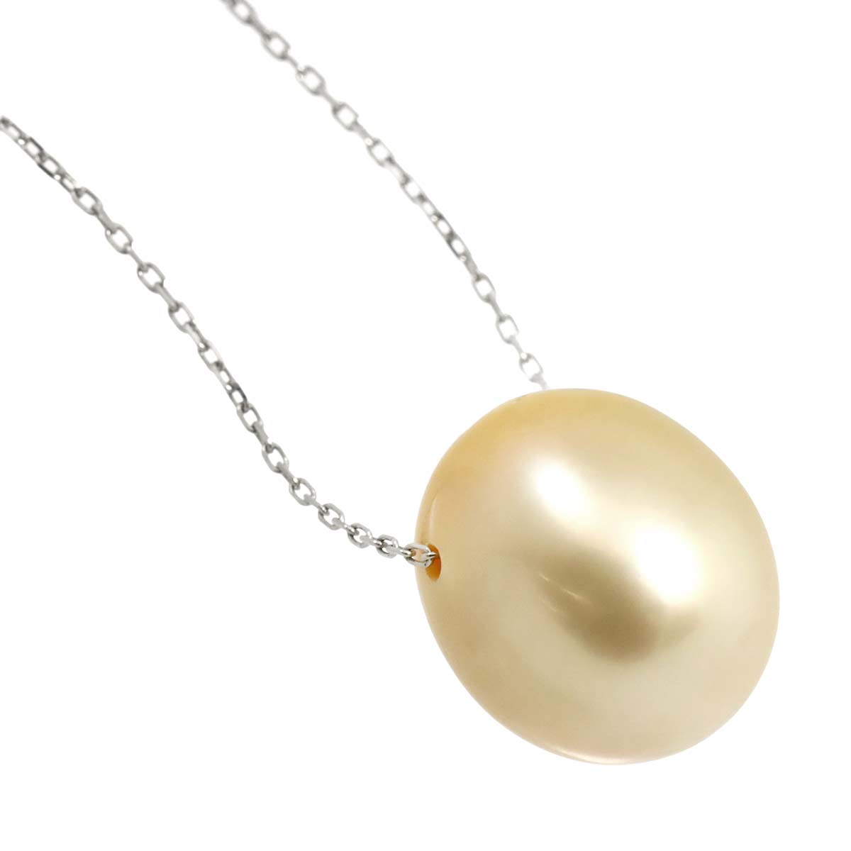 South Sea pearl 13.7mm Necklace Pt Platinum
