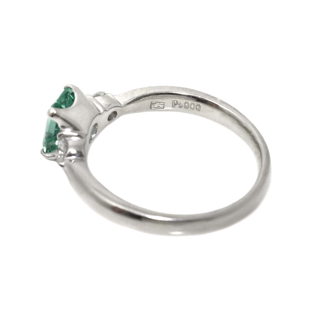Beryl 0.82ct Diamond 0.20ct Ring Pt Platinum size5.75-6(US)
