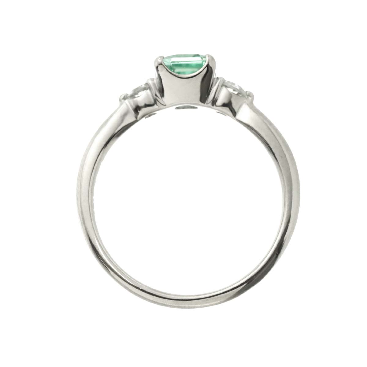 Beryl 0.82ct Diamond 0.20ct Ring Pt Platinum size5.75-6(US)