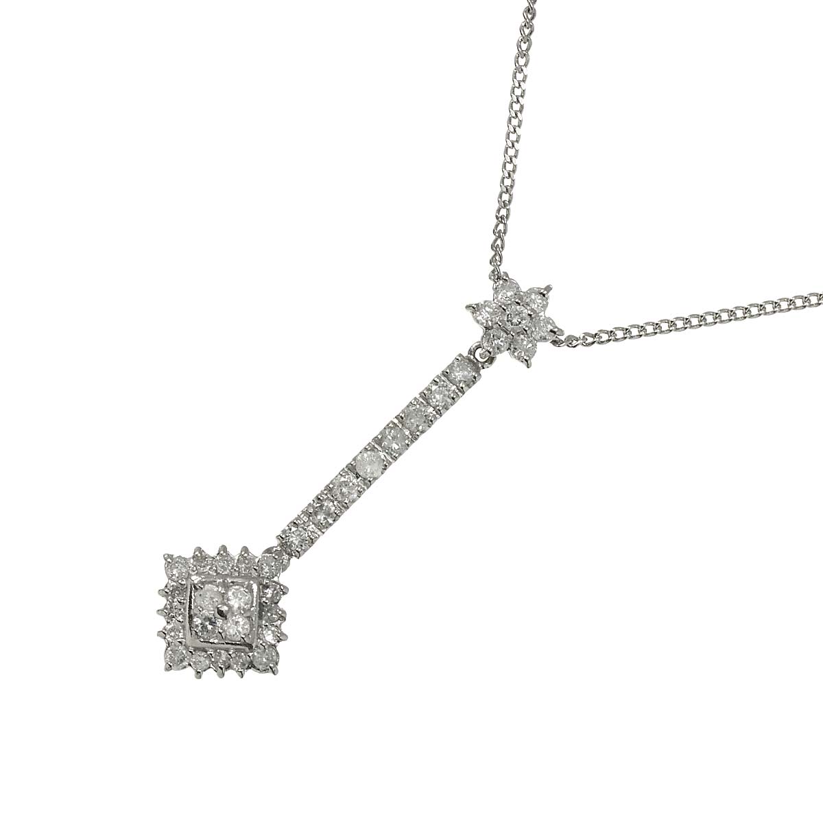 Diamond 0.50ct Necklace Pt Platinum