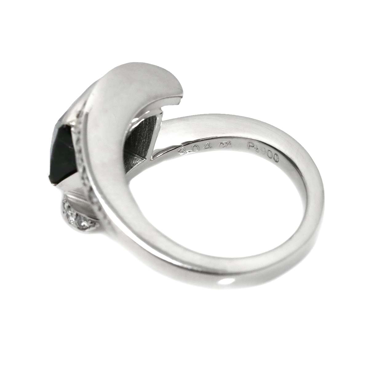 Tourmaline 3.04ct Diamond 0.25ct Ring Pt Platinum size5-5.25(US)