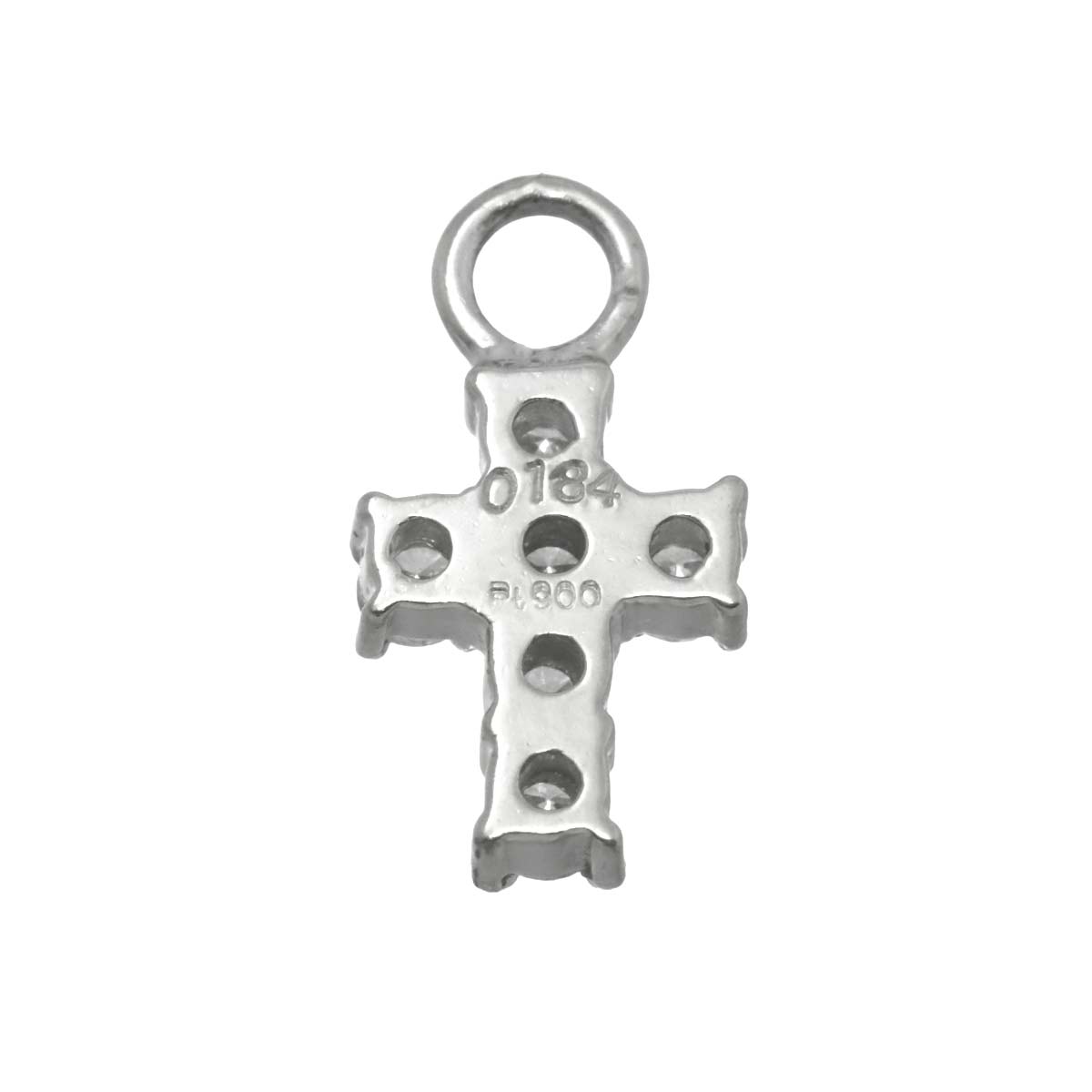 Diamond 0.184ct Earring Pierced Pt Platinum One Piece only