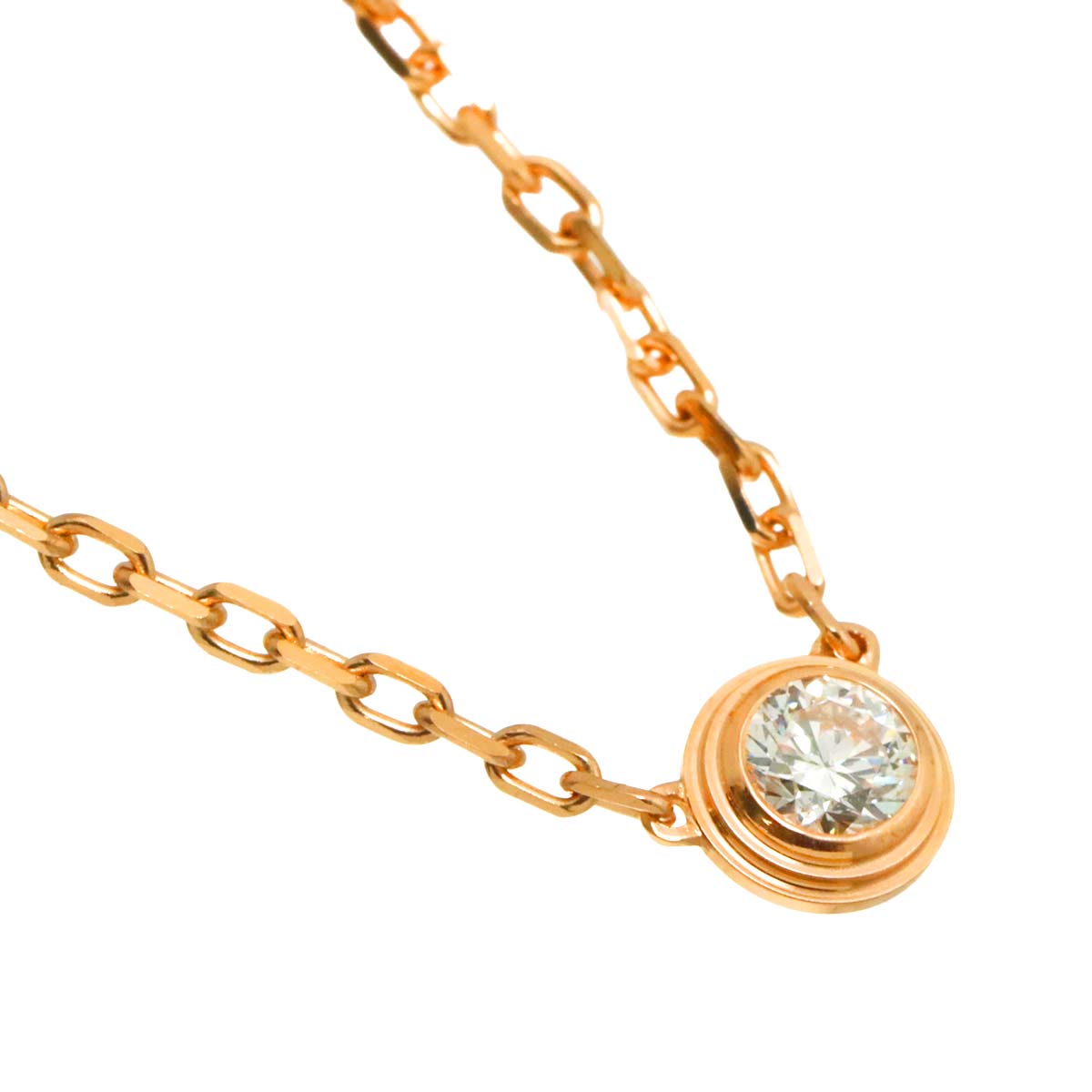 d Amour Diamond Necklace SM 18K Pink Gold 750