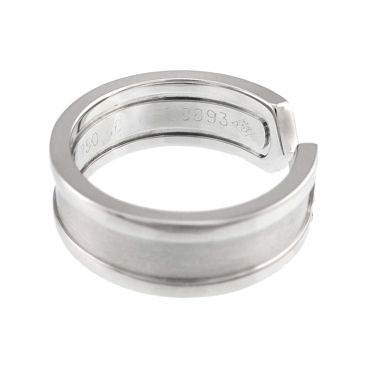 C2 Diamond SM Ring 18K WG 750 Size47 4-4.5(US)