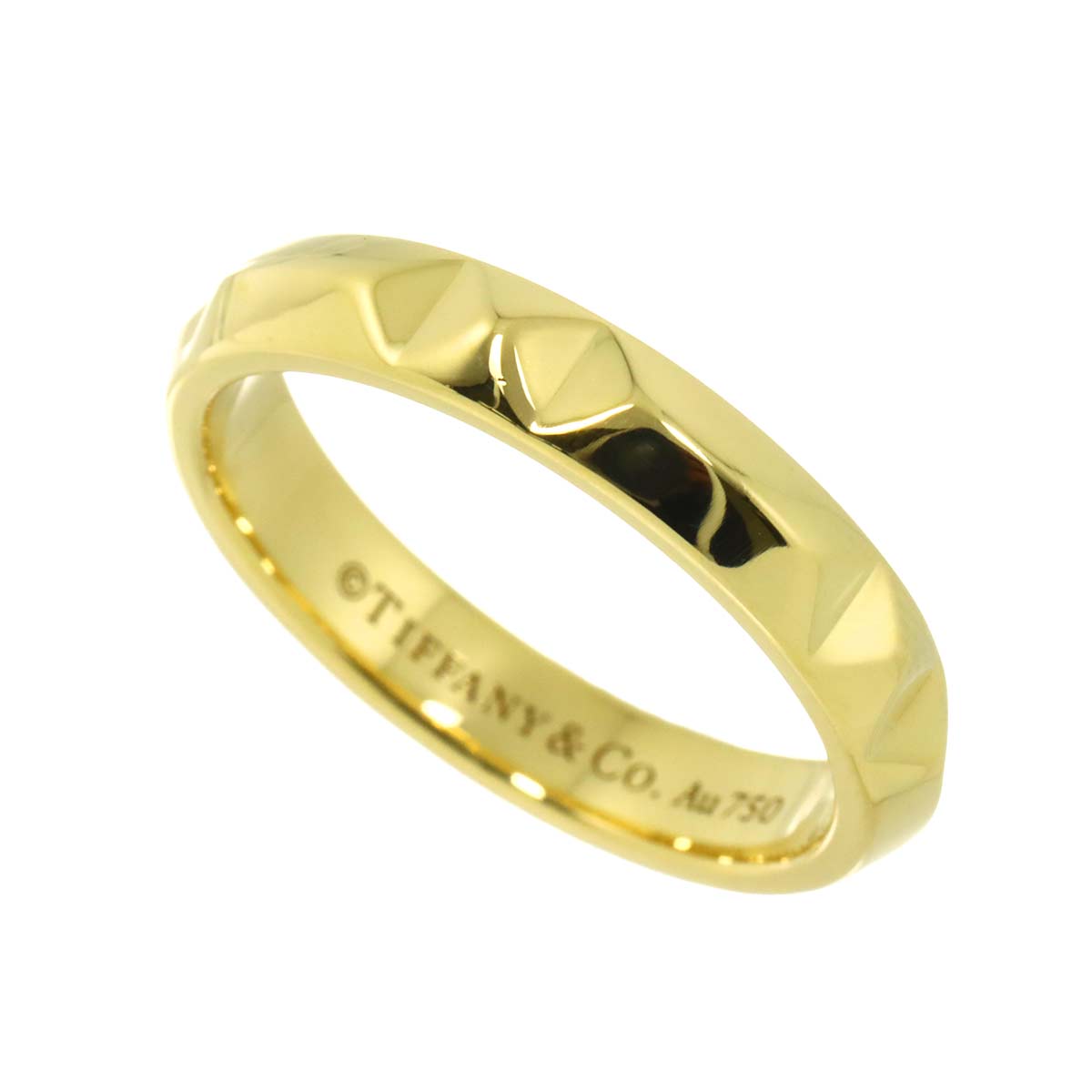 True Band Ring 18K YG 750 Size7.75-8(US))