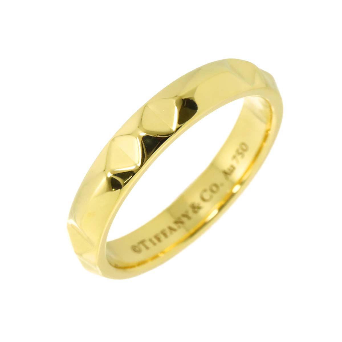 True Band Ring 18K YG 750 Size7.75-8(US))