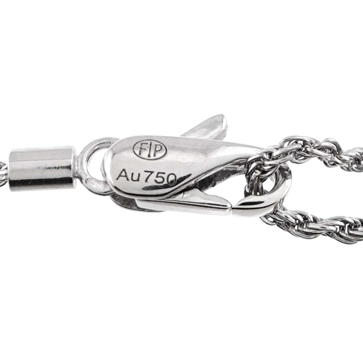Force10 Diamond Necklace Medium 18K White Gold 750