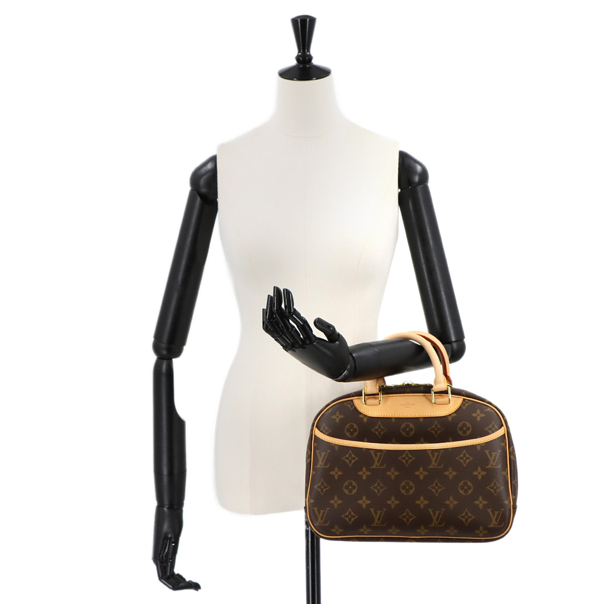 Monogram Trouville Hand Bag Brown M42228 Purse