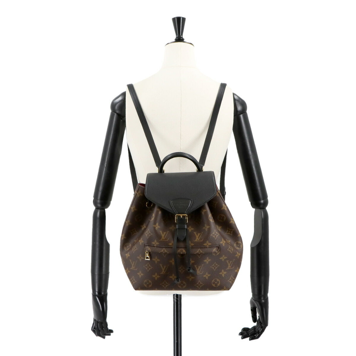 Monogram Montsouris NM PM Backpack Noir M45515 Purse