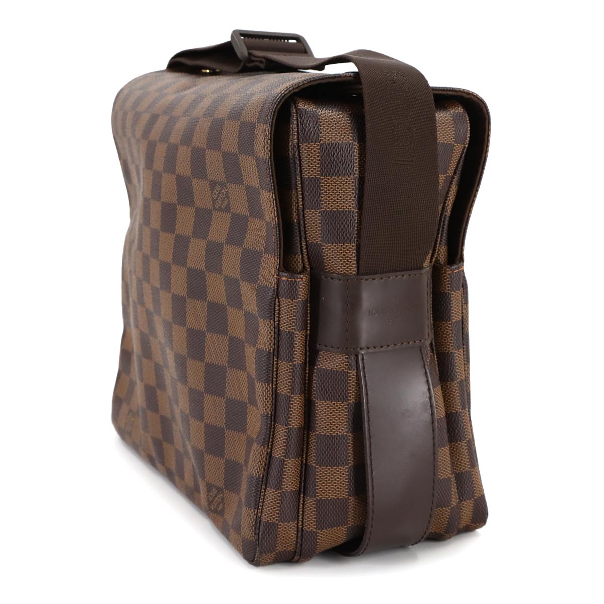 Damier Naviglio Shoulder Bag Ebene N45255 Unisex Purse