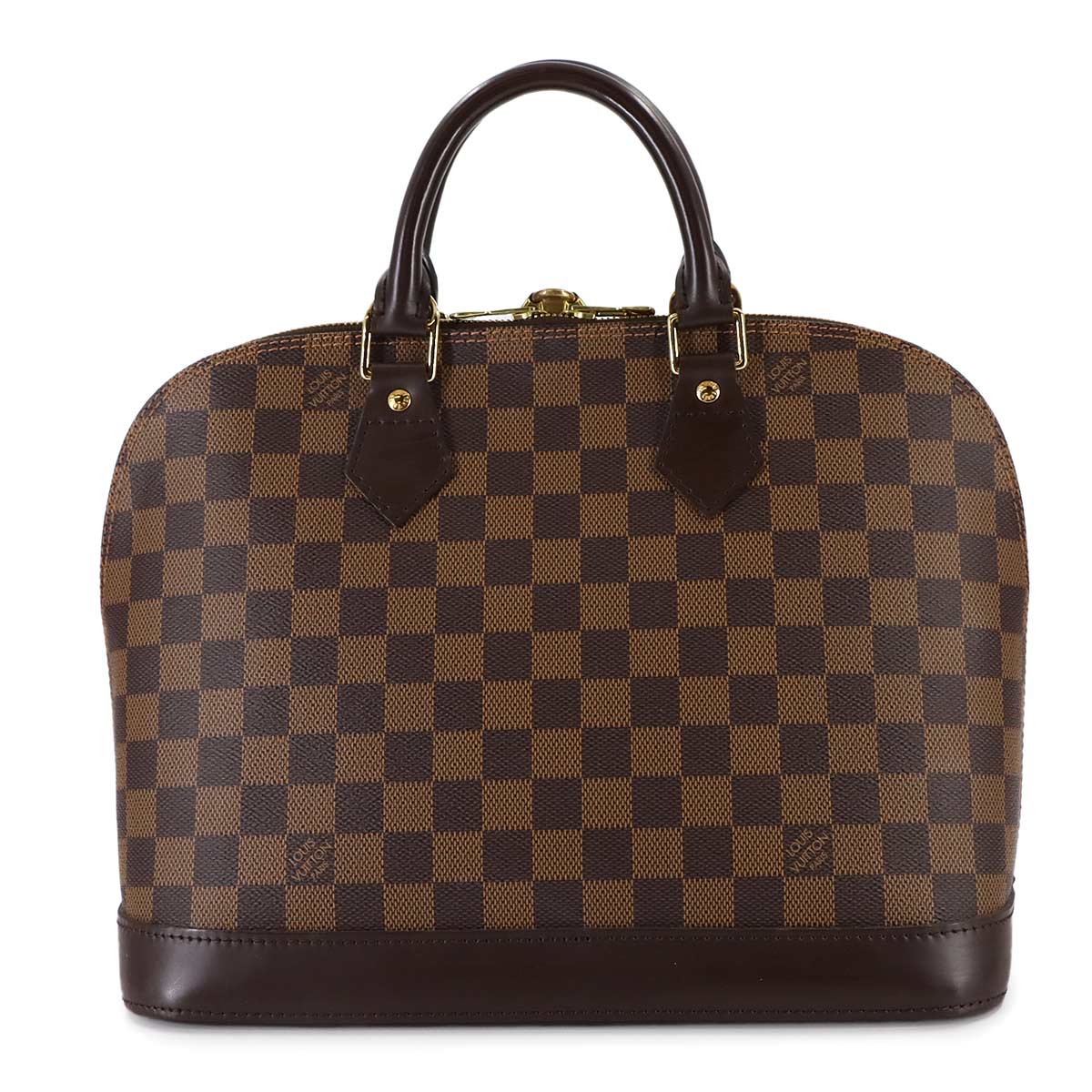Damier Alma PM Hand Bag Ebene Brown N51131 Purse