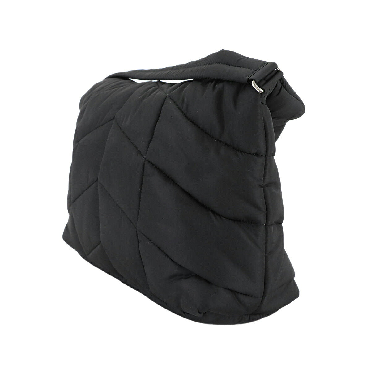 Puffer Shoulder Bag Nylon Black 733630 Purse