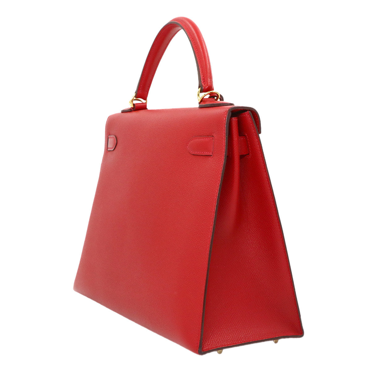 Kelly 32 Veau Epsom Rouge Casaque 2way Hand Shouder Bag
