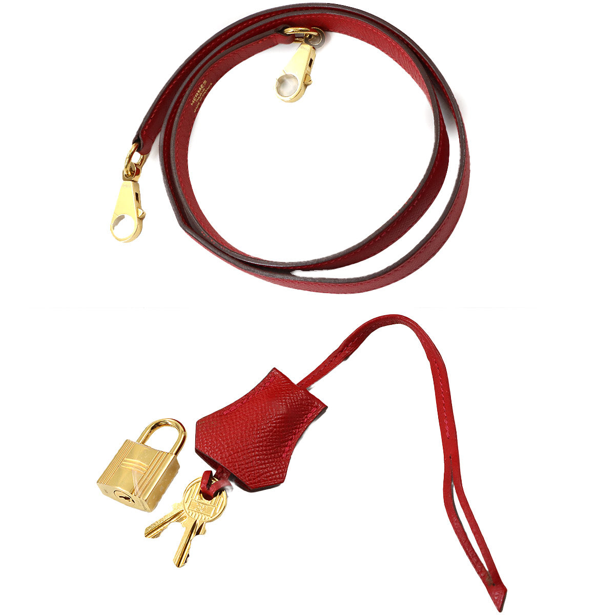 Kelly 32 Veau Epsom Rouge Casaque 2way Hand Shouder Bag