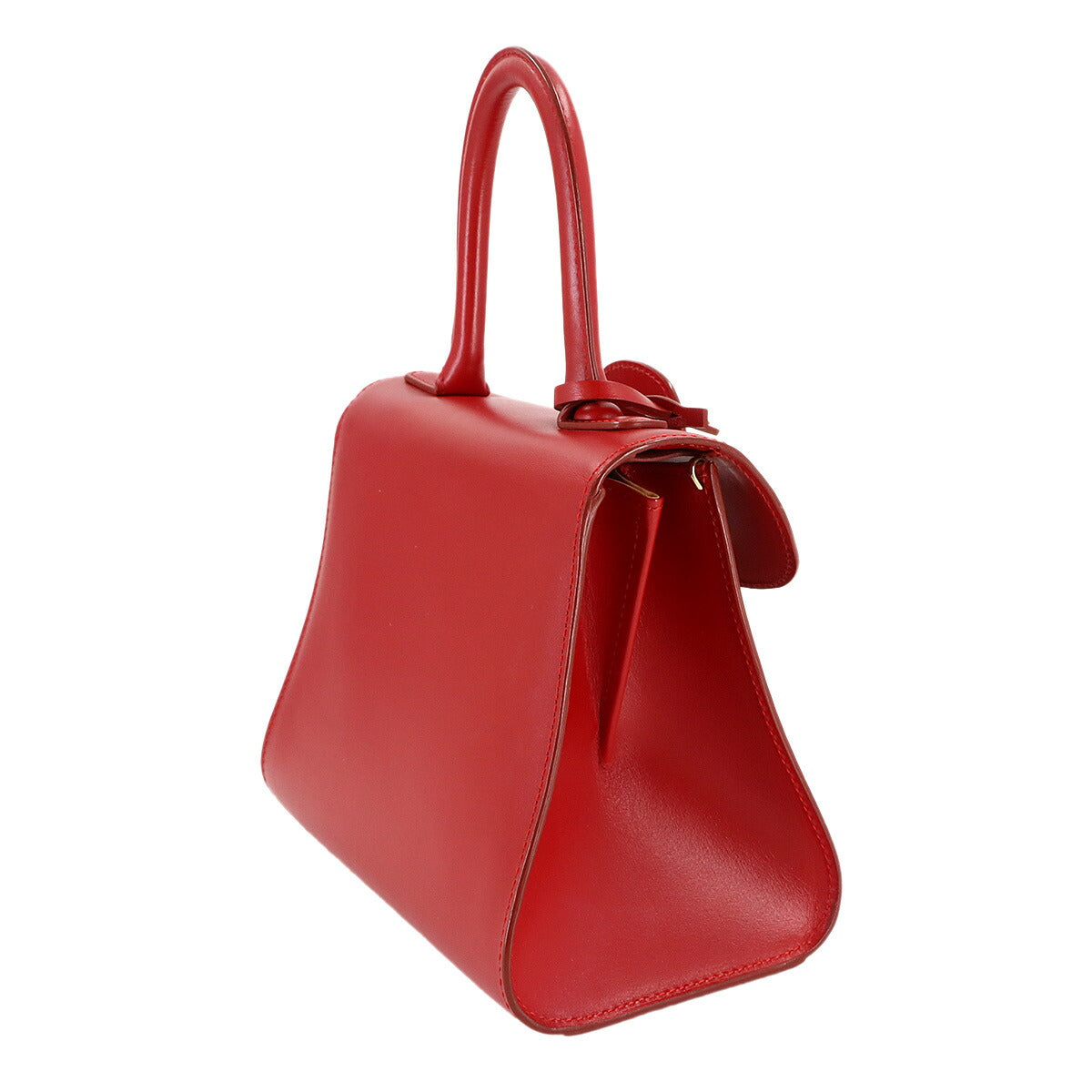 Brillant Mini 2way Hand Shoulder Bag Leather Red Purse