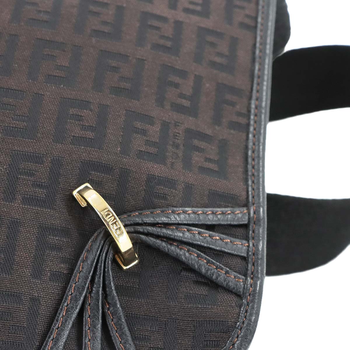 Zucchino Shoulder Bag Canvas Black 8BT099 Purse