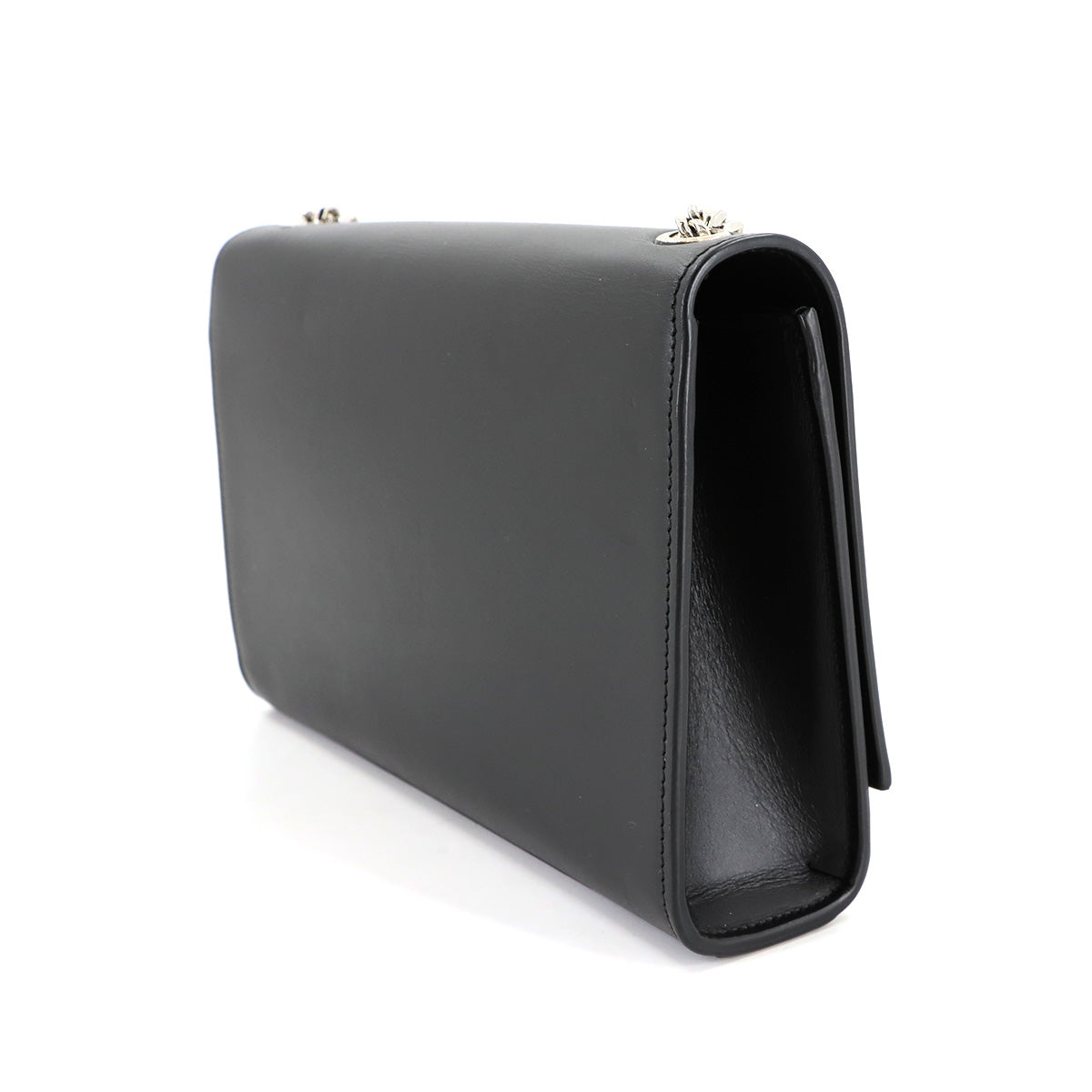 Kate Medium Chain Shoulder Bag Leather Black 354119