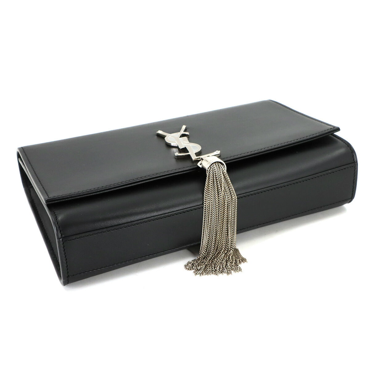 Kate Medium Chain Shoulder Bag Leather Black 354119