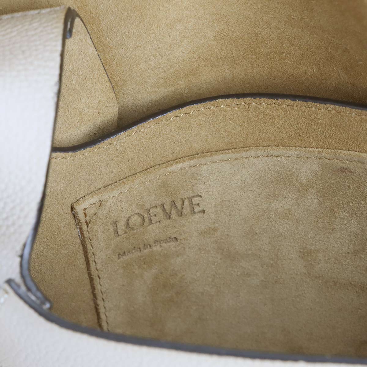 Gate Bag Small Shoulder Bag Leather Beige Purse