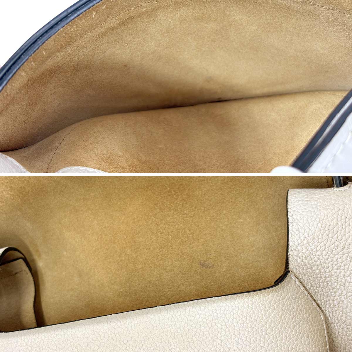 Gate Bag Small Shoulder Bag Leather Beige Purse