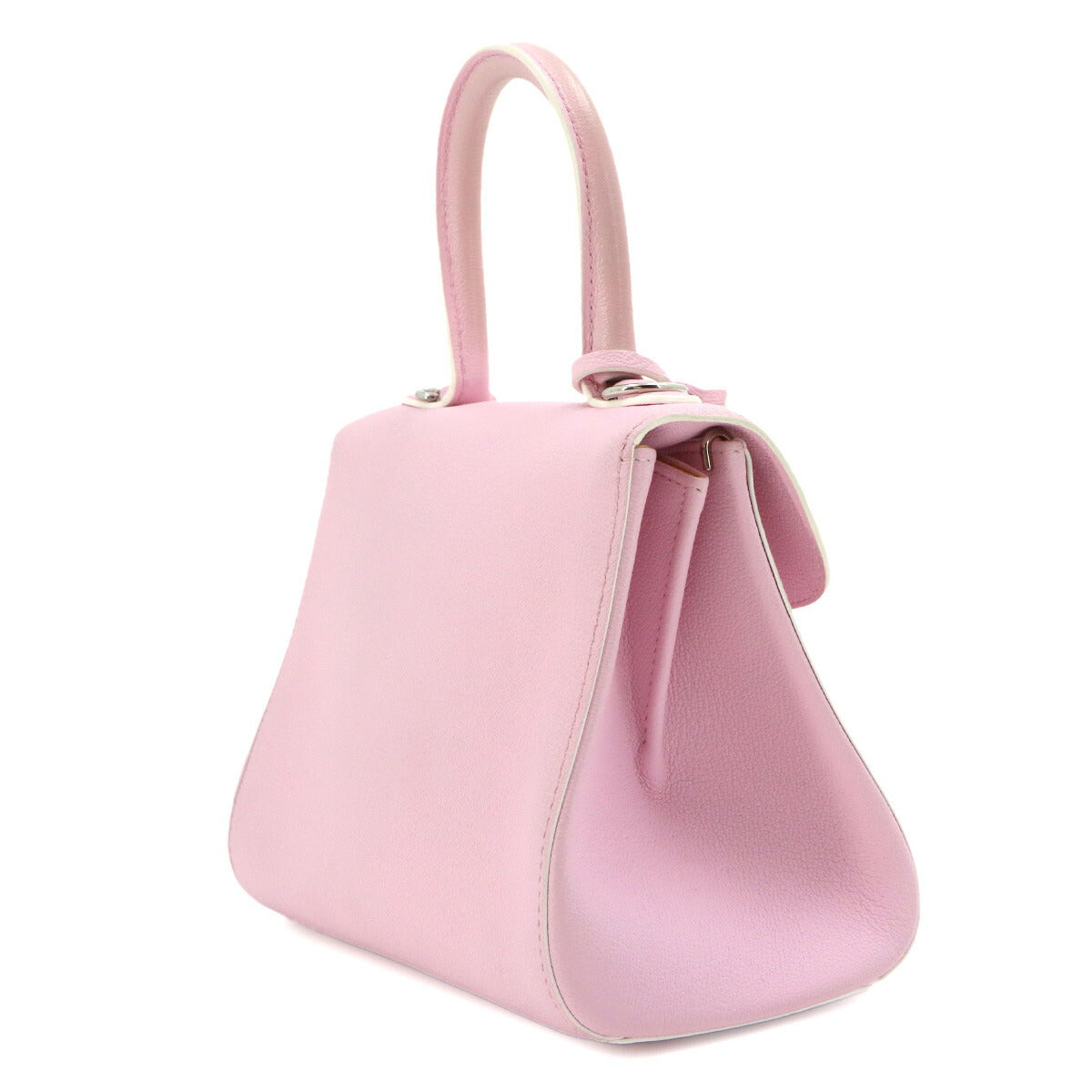 Brillant Mini Hand Shoulder Bag Leather Pink Purse