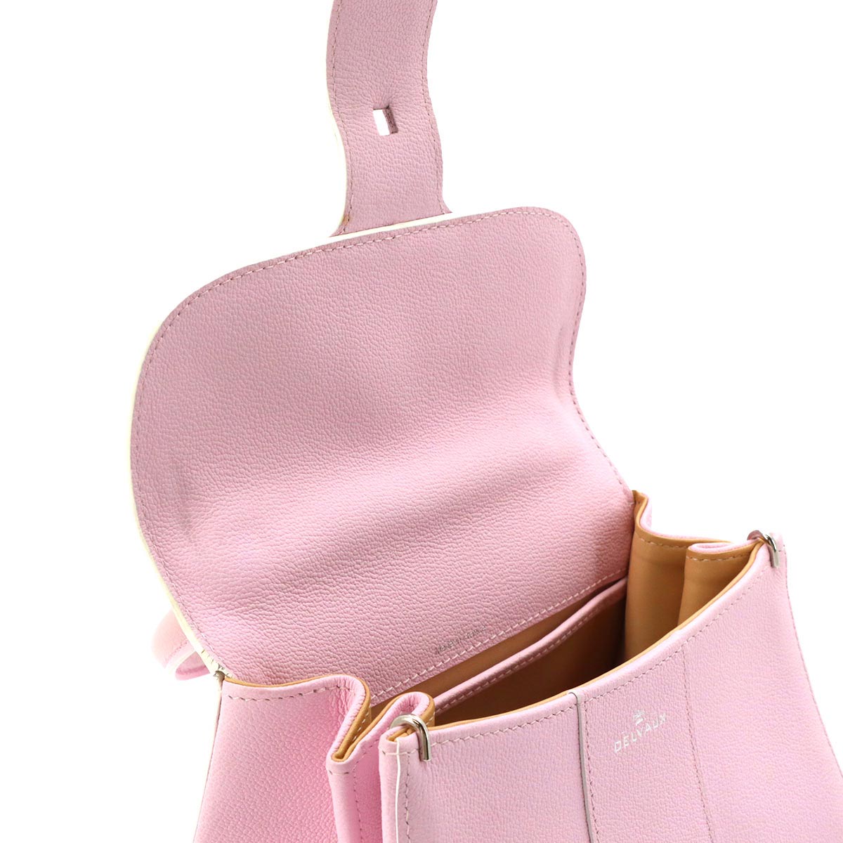 Brillant Mini Hand Shoulder Bag Leather Pink Purse