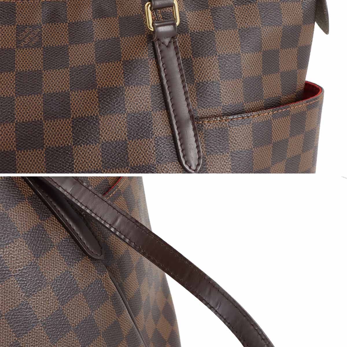 Damier Totally MM Tote Bag Ebene Brown N41281 Purse