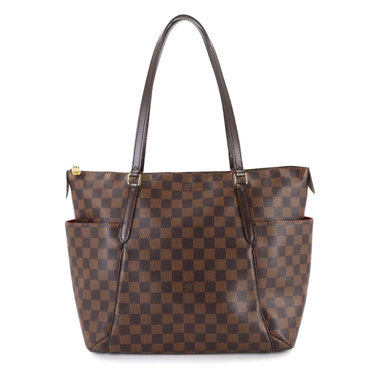 Damier Totally MM Tote Bag Ebene Brown N41281 Purse