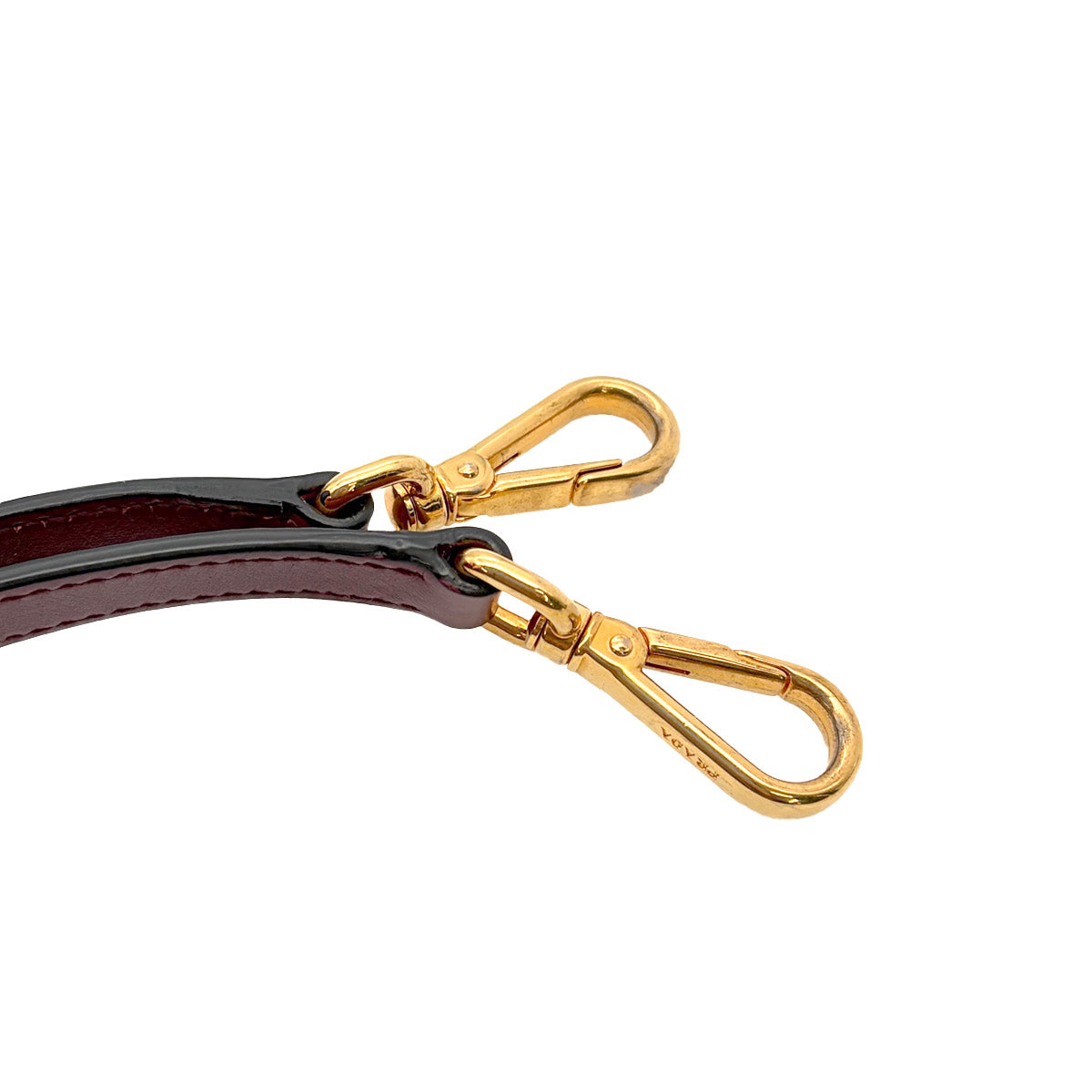 Shoulder Bag Saffiano Leather Bordeaux 1BH104 Purse