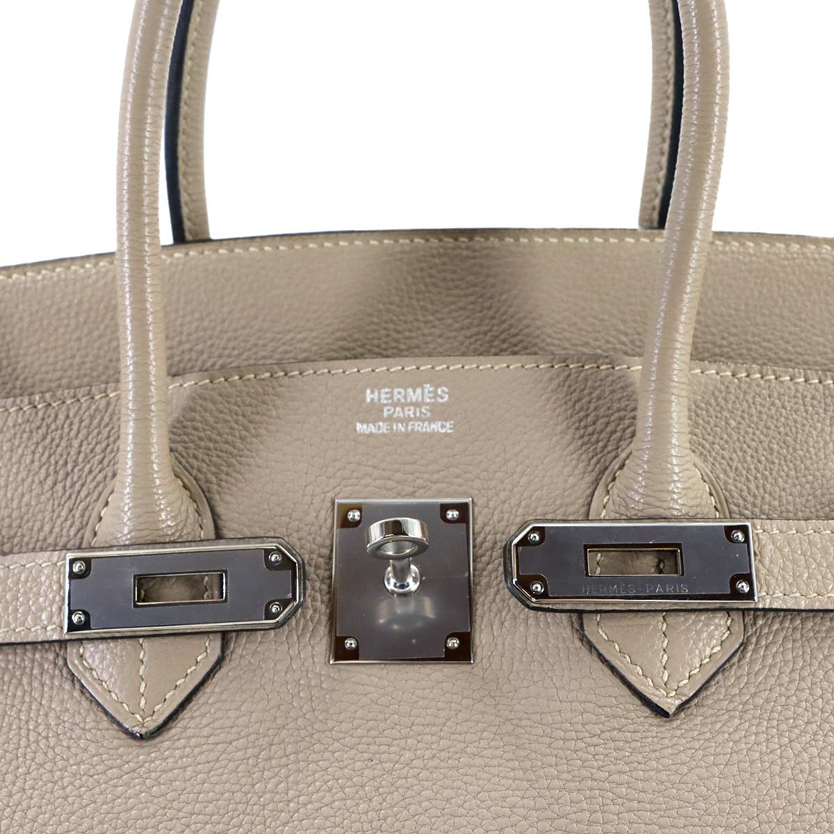 Birkin 35 Togo Gris Tourterelle Hand Bag Purse