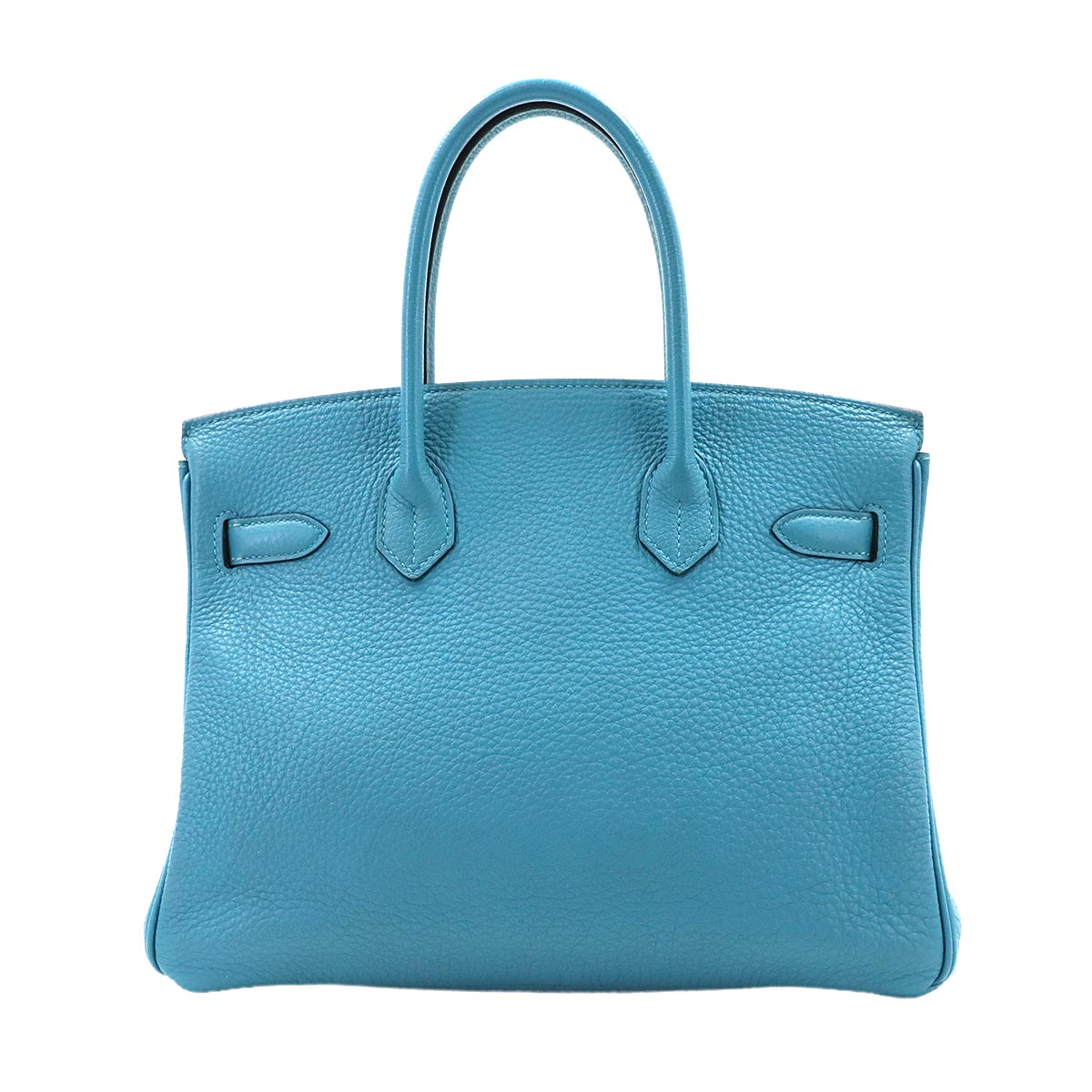 Birkin 30 Togo Turquoise Hand Bag Purse Blue