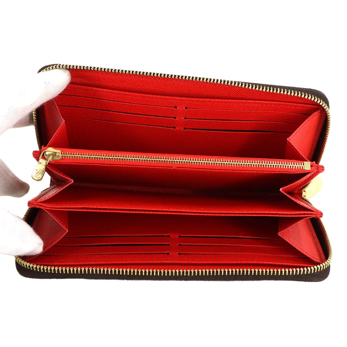 Monogram Zippy Wallet Brown Coquelicot M41896 Purse