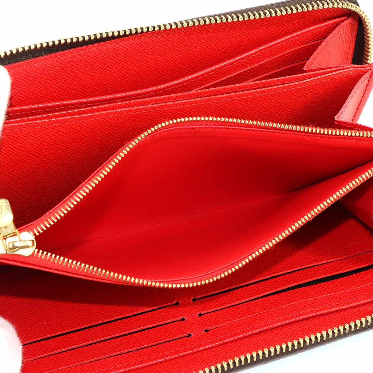 Monogram Zippy Wallet Brown Coquelicot M41896 Purse