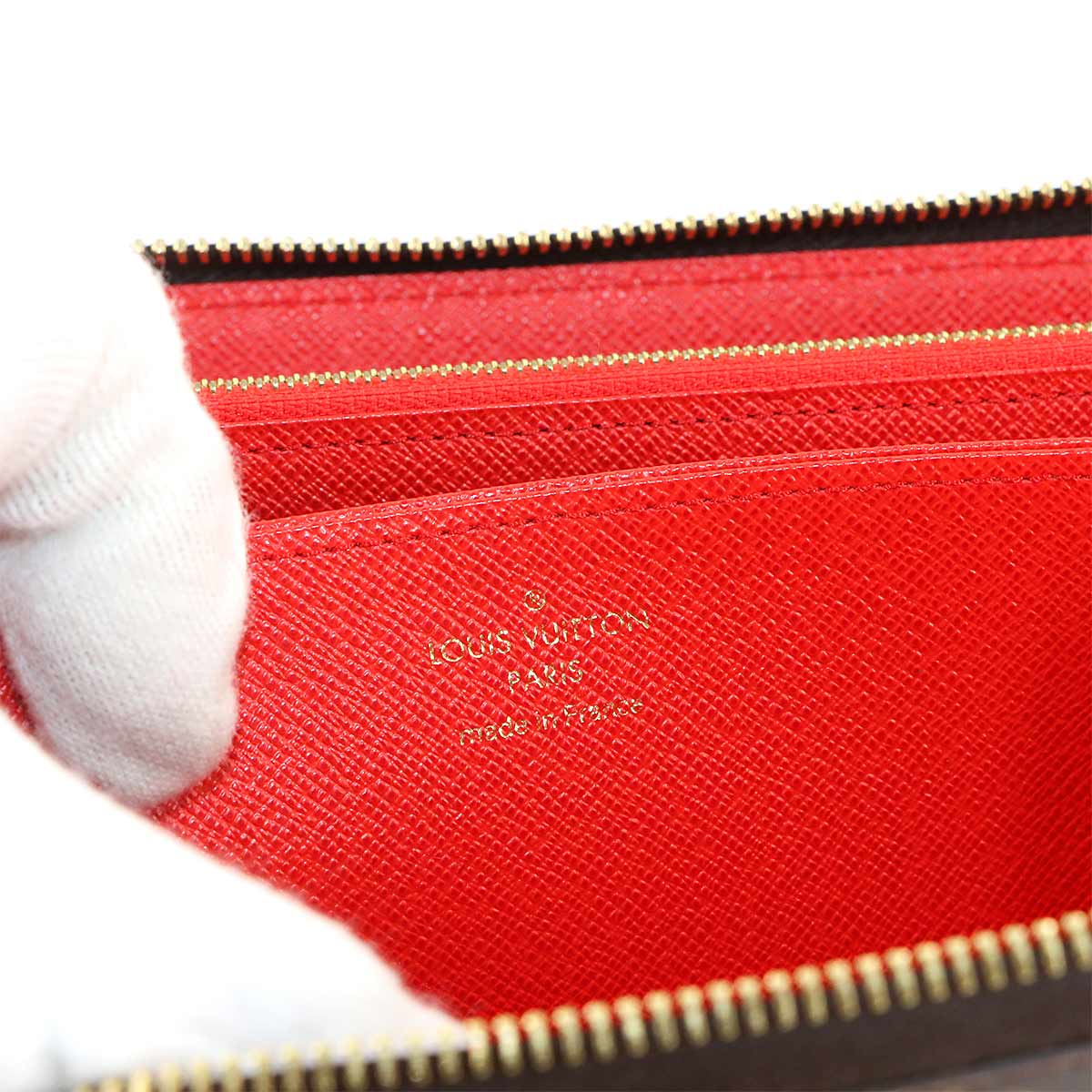 Monogram Zippy Wallet Brown Coquelicot M41896 Purse